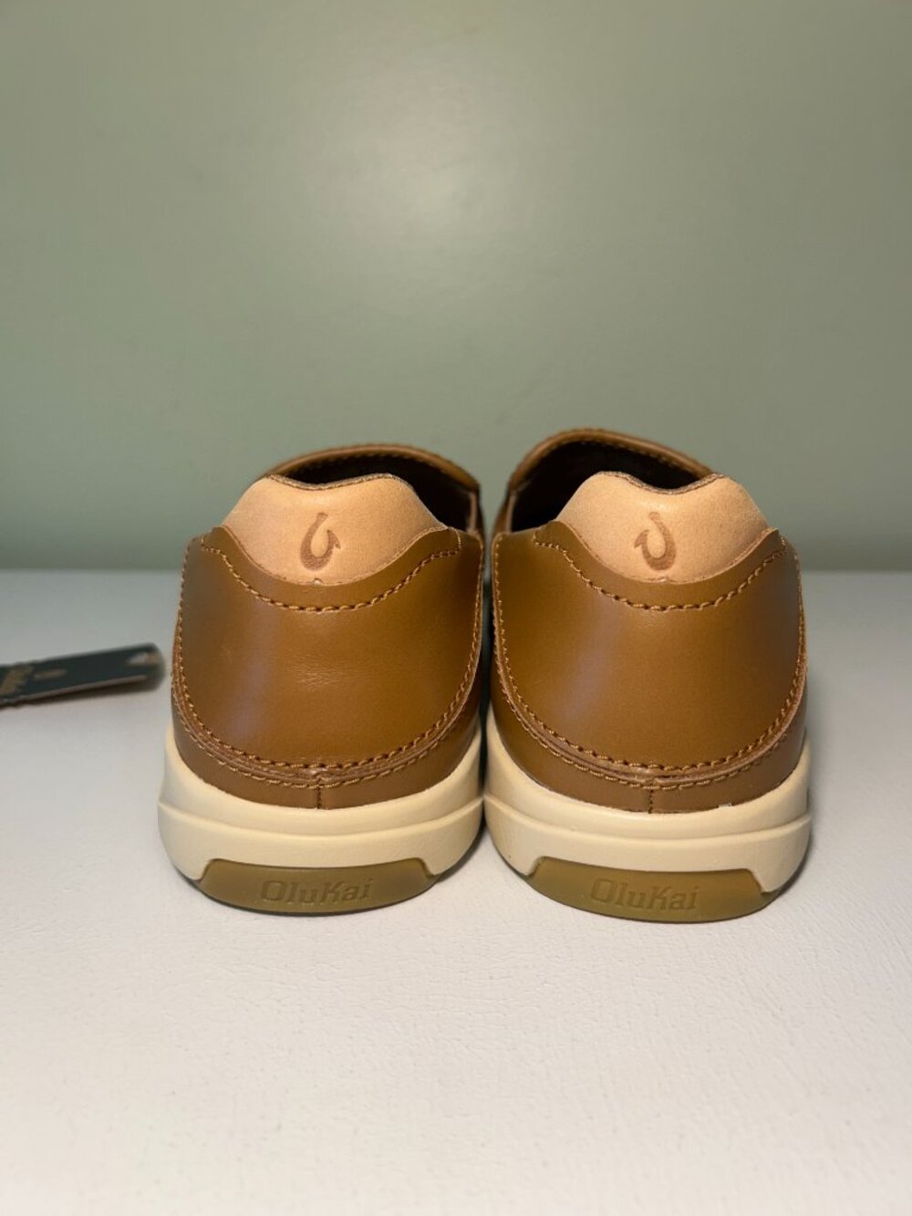 Olukai Men's Lae‘ahi Lauhala Woven Leather Shoes - Picture 5 of 15